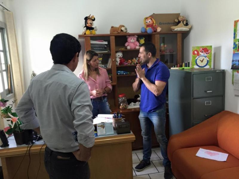 Visita do Deputado Patrício Destro. — foto 3